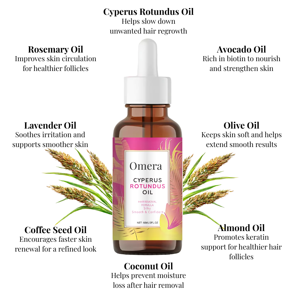Omera's Cyperus Rotundus Hair Removal Oil